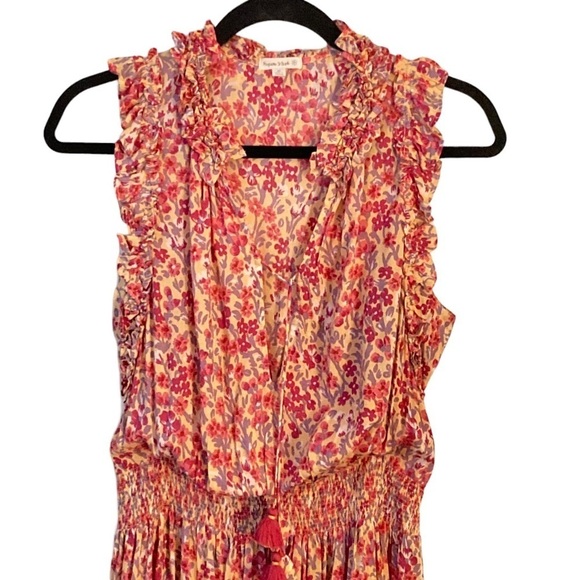 Poupette St. Barths Floral Triny Dress Size M - Picture 5 of 16